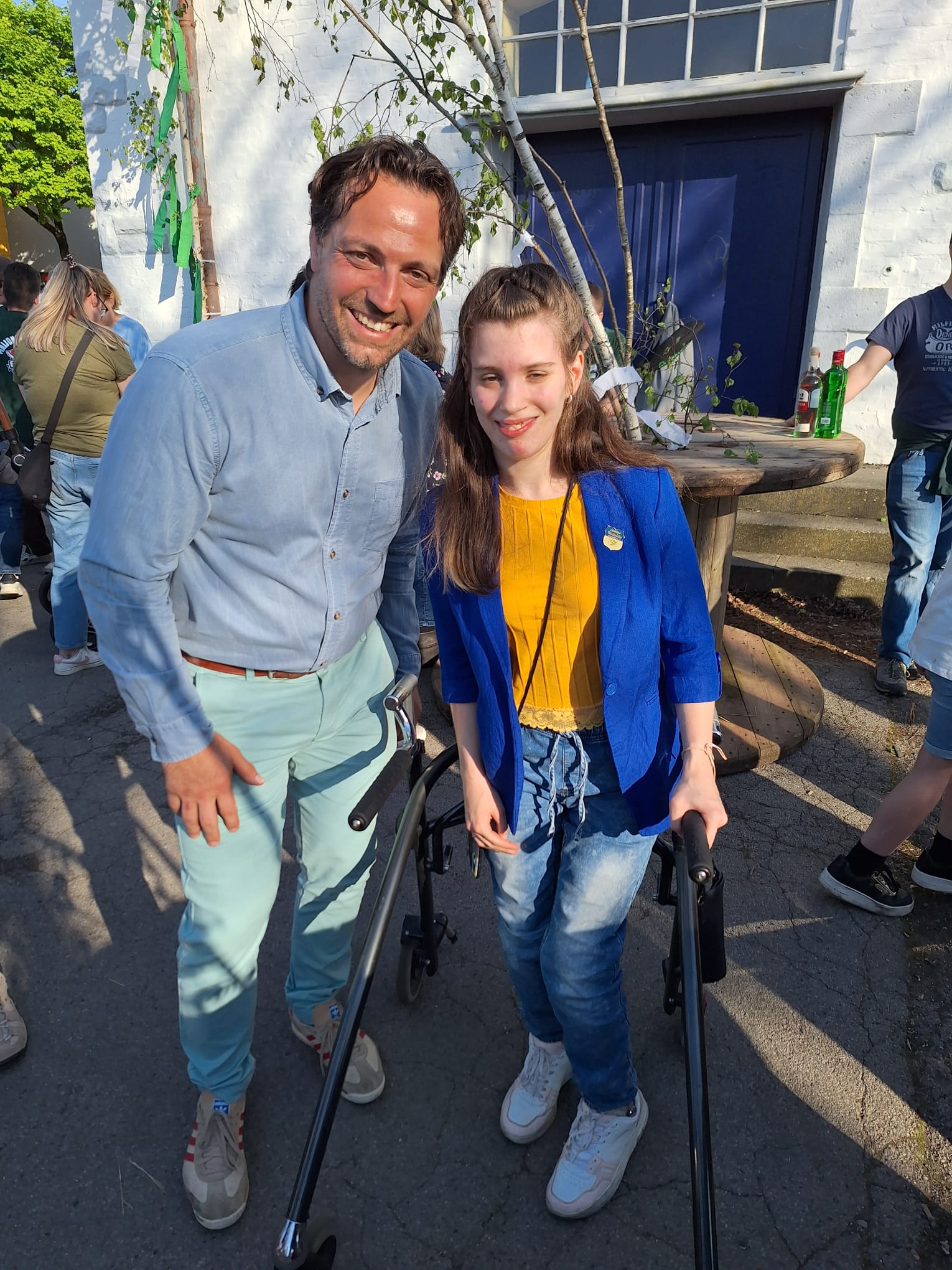 Bürgermeister beim Maifest