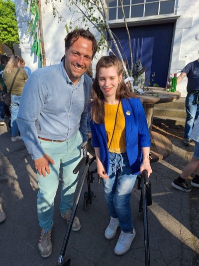Bürgermeister beim Maifest